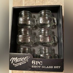 Mason jar shot glasses